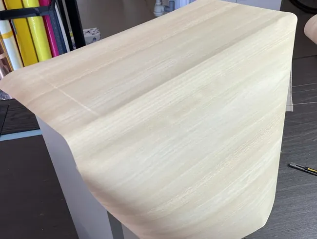 Rivestimento legno arredamento Beauty lavorazione